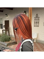 アボックス(abox)&nbsp;オレンジ×ブラック【2ブリーチ