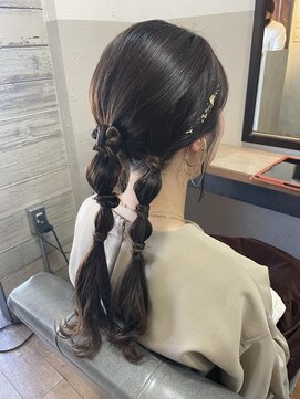 ドロップバイドロップ(drop by drop) ねじねじヘアセット