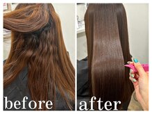 酸性ストレート技術例・オススメや適している髪質