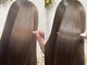 ヘアメイク ミエル(HAIR MAKE miel)の写真/髪質改善でクセ毛を解消、自然なストレートに♪お悩みに合わせ、ポイントストレートで前髪のみの施術も◎