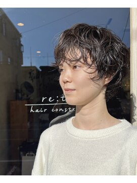 リト(re:to*) マッシュショート×パーマ【re:to能見台YUHEI】