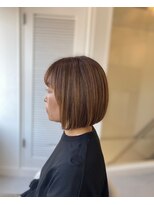 ソイクフ 四条大宮店(SOY-KUFU)&nbsp;20代30代40代◎似合わせアプリコットオレンジハイライトカラー