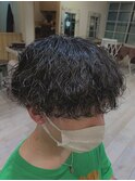 波巻きパーマ/スパイラルパーマ/メンズパーマ/波巻きスパイラル