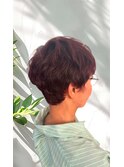 癖毛を生かした暖色ショート（by 庄司）