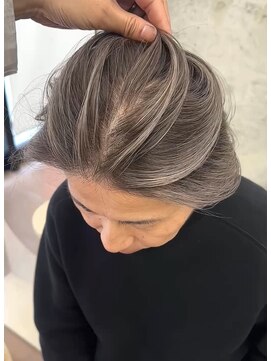 メンズバレイヤージュ/白髪ぼかし