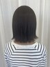 【ツヤ、ジアミン除去】ケアレゾカラー+カット　9900円