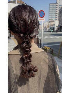 タカ 田町店(TAKA) 編みおろしアレンジ