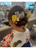 【和装ヘア】袴着付け＋ヘアセット