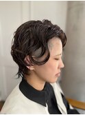 くせ毛を活かすハンサムウルフ×ニューヨークドライカット