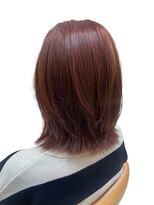 クオリス 上板橋店(QUALIS) 透明感夏レイヤーカットショートボブ軽やかオレンジベージュ