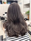黒髪 ボブルフ ネビージュ 小顔 ワンレン スペインカール