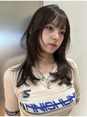 お洒落なレイヤーカットハッシュカットレイヤーボブ渋谷