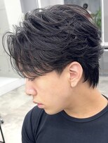 エイトメン 新宿店(EIGHT MEN)&nbsp;フェザーパーマ/アップパーマ/ショートセンターパート/眉毛/新宿