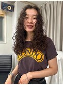 【LA PENSEE カホ】ロングのくるくるパーマ