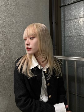 オーン 渋谷(OOn) ホワイトブロンドレイヤー