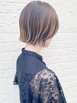 モリオ フロム ロンドン 成増店 【morio成増/玉井】ボブ　アンブレラ　毛先カラー