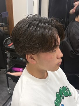 ランディ(RANDY) フェザーパーマ センターパーマ コンマバング