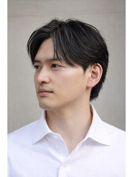 プライベートバーバー 武蔵小杉 新丸子(PRIVATE BARBER) フェザーパーマバーバー理容室メンズパーマセンターパート