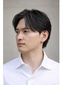 フェザーパーマバーバー理容室メンズパーマセンターパート