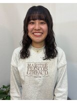 エフ ヘアーアンドリラクゼーション(F. hair & relaxation) ワンカール前髪×くるんと質感ロングパーマ