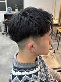 千葉駅MEN’S HAIR/サーフカール/刈り上げセンターパート