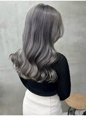 京都西院/グレージュカラー ブリーチ 髪質改善 ダブルカラー