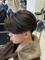 オーシャントーキョー 仙台(OCEAN TOKYO)&nbsp;フェザーショートニュアンスパーマセンターパートツーブロック