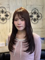 ヘアーアンドメイク シークタチカワ 立川店(Hair&Make Seek)&nbsp;【澤飯】結べる韓国レイヤー×春っぽチョコレートブラウン