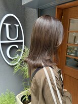 ウィーク 梅田(UiiC) 透明感◎オリーブベージュ 【 uiic stylist rira 】