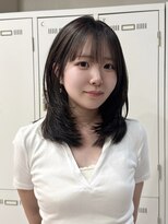 シュガソル 元町三宮(syugasol)&nbsp;着物ヘア/大人ガーリー/ダークアッシュ/似合わせカット/元町三宮