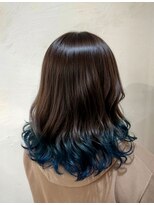 ノーム セカンド(NO-MU 2nd)&nbsp;裾カラー×イルミナカラー　ディープシー