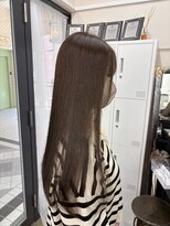 ココロ(COKORO) 髪質改善酸性縮毛矯正 × Olive greige