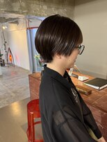 クレン(CLENN)&nbsp;ショートカット ブリーチなしカラー