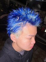 ブレイズマン(BLAZEMAN)&nbsp;鮮やかなブルーが目を引く！スパイキーショート×デザインカラー