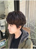 パーマ ショート 担当竹内