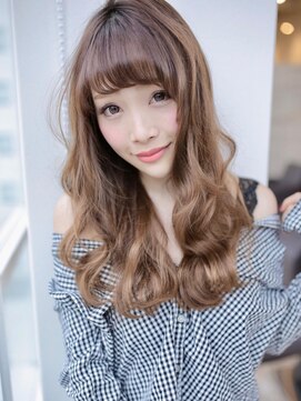 アグヘアースウィート 名駅店(Agu hair sweet) フレンチウェーブのカジュアルロング