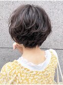 30代40代50代大人かわいい丸みショート無造作カール 