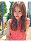 ルーズなウェーブのレイヤースタイル【アフロート小笠原】