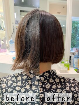 レ セゾン(Les Saisons) 縮毛矯正劇的BeforeAfter4
