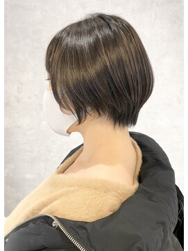 トハコ(&haco) ショートボブ×3Dハイライトカラー☆