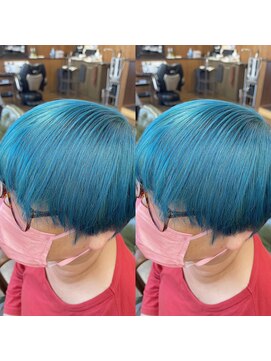 ヘアーサロン リバース(Hair Salon Rebirth) 【防府/Rebirth】ライトブルー