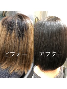 エノア 柏(ENORE) 暗髪カラー