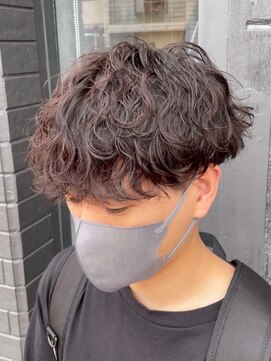 アビー(ABEY) 波巻きスパイラルショートマッシュ