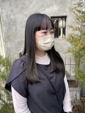 プライベートサロン キッテ(private salon kitte.) モード感あるぱっつんロング