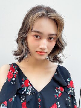 アイティーバイアルバム 下北沢店(IT by ALBUM) くびれボブフェイスフレーミング_チェリーブラウン_9057