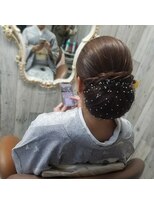 ラピスラズリ(Lapis Lazuli)&nbsp;和髪　4 （熊本　下通　ヘアセット専門店）