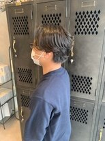 アチーブリス(achieve Liss)&nbsp;メンズ 大人ビジネスショート ナチュラルパーマ暗髪ベージュ