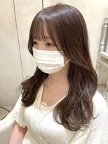 ザックラフィネ(ZACC raffine)&nbsp;ピンクベージュ/レイヤーカット/顔まわりカット/艶髪