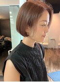 大人可愛い20代30代40代抜け感ショートボブ◎