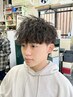 メンズカット＋ツイストスパイラルパーマ